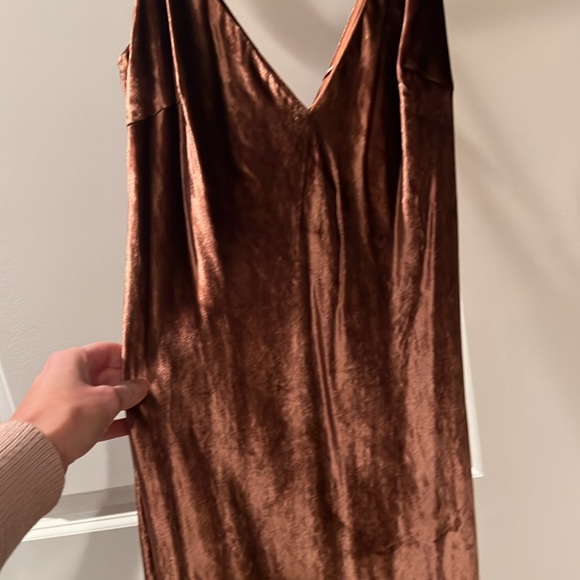 Rust velvet maxi - Picture 2 of 4